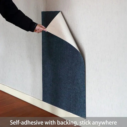 Cuttable Anti-Scratch Cat Mat – Self-Adhesive Sofa & Wall Protector, Durable Vertical Scratching Pad for Claw Sharpening
