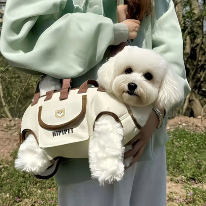 Lomi Cute Lion Pet Travel Backpack – Lightweight, Adjustable & Breathable Hands-Free Carrier Bag for Cats and Small Dogs
