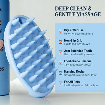 Soothing Herbal Pet Shampoo – Hypoallergenic Itchy Skin Relief, Moisturizing & Deodorizing Formula for Cats and Dogs