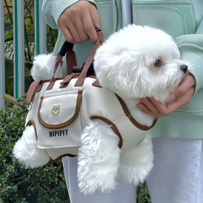 Lomi Cute Lion Pet Travel Backpack – Lightweight, Adjustable & Breathable Hands-Free Carrier Bag for Cats and Small Dogs