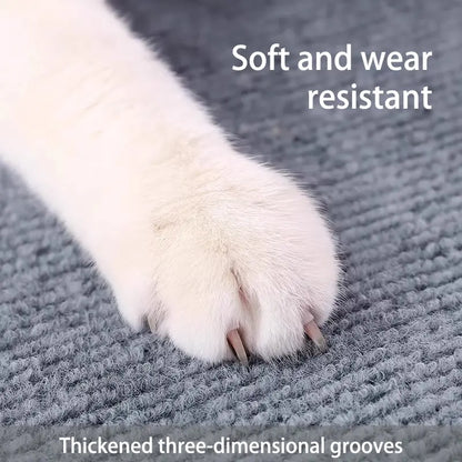 Cuttable Anti-Scratch Cat Mat – Self-Adhesive Sofa & Wall Protector, Durable Vertical Scratching Pad for Claw Sharpening