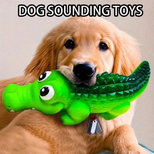 Durable Interactive Latex Chew Toy – Loud Squeaky Toy for All Dog Breeds & Strong Chewers