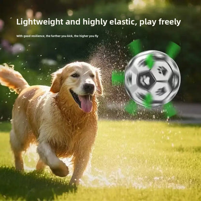 Dog Soccer Ball with 9 Grab Tabs – Interactive Herding & Water Toy for Medium and Large Dogs, Perfect Gift for Active Pets