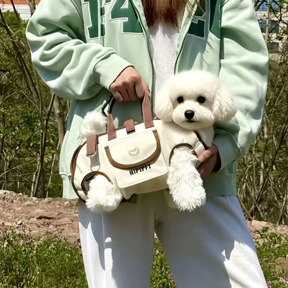 Lomi Cute Lion Pet Travel Backpack – Lightweight, Adjustable & Breathable Hands-Free Carrier Bag for Cats and Small Dogs