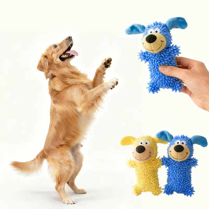 Vocal Blue Dog Toy – Screaming Interactive Chew Toy for Boredom Relief