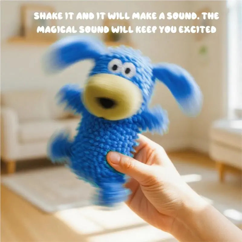 Vocal Blue Dog Toy – Screaming Interactive Chew Toy for Boredom Relief