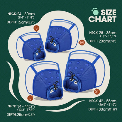 Adjustable Soft E-Collar for Dogs – Breathable & Humane Post-Surgery Recovery Cone to Prevent Licking