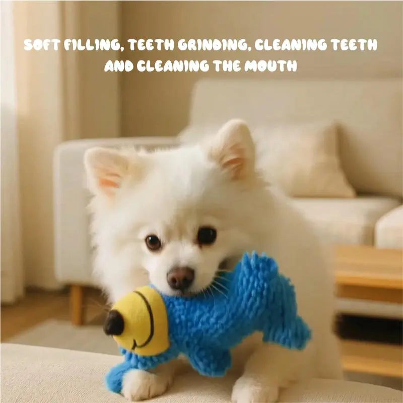 Vocal Blue Dog Toy – Screaming Interactive Chew Toy for Boredom Relief