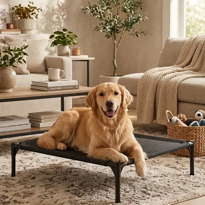 Valuxe Premium Elevated Cooling Pet Bed