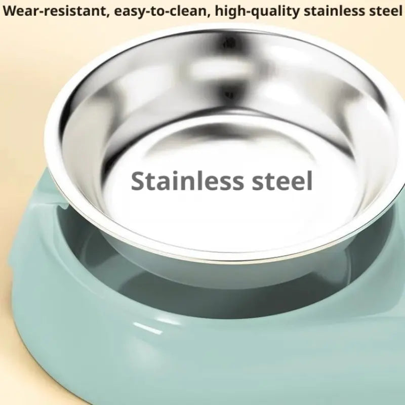 Automatic Gravity Pet Feeder Station – Stainless Steel Double Bowl Set & Drink Dispenser for Cats and Dogs